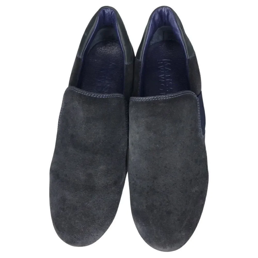 Matisse Homme Mens Navy Slip On Sneakers Size 12